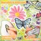 Flower Iron on Patches for Clothing: 90pcs Multicolor Cute Daisy Flower Applique Patches Sew on Backpacks - Butterfly Embroidered Patches for Jeans Jackets Tote Bags Hats
